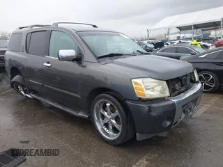 2004 Nissan Armada SE z VIN 5N1AA08A74N707616, wystawiony jako IAAI lot #41658238 z przebiegiem 224 629 mil mil oraz . Historia ofert i sprzedaży dostępna na DreamBid. Obrazek 1.