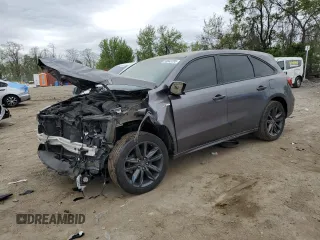 2020 Acura MDX Technology z VIN 5J8YD4H00LL029179, wystawiony jako Copart lot #53843785 z przebiegiem 95 836 mil mil oraz Szkoda całkowita • Salvage title. Historia ofert i sprzedaży dostępna na DreamBid. Obrazek 1.