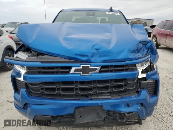 2024 Chevrolet Silverado 1500 RST with VIN 1GCPADED5RZ186884, listed as a Copart auction lot 47168455 with 15,515 mi miles and Salvage Title. Bid and sale history available at carsss.com. Image 5.
