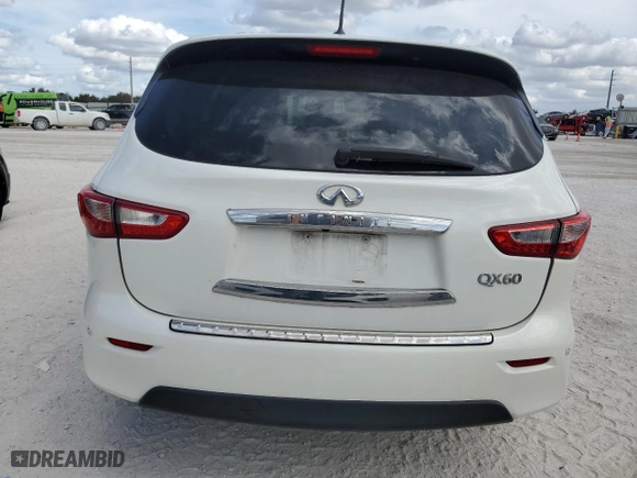 2015 Infiniti QX60 with VIN 5N1AL0MN7FC560196, listed as a Copart auction lot 75394234 with 0 mi miles and Non Repairable. Bid and sale history available at carsss.com. Image 6.