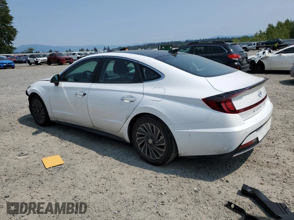 2022 Hyundai Sonata Hybrid Limited with VIN KMHL54JJ7NA051750, listed as a Copart auction lot 52919113 with 12,594 mi miles. Bid and sale history available at carsss.com. Image 2.