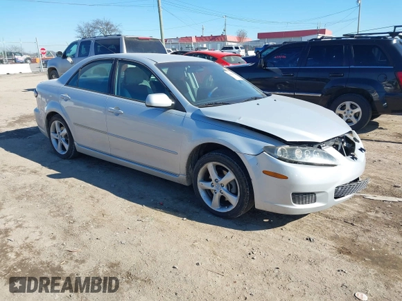 2007 Mazda Mazda6 i Sport VE with VIN 1YVHP80C475M20729, listed as a IAAI auction lot 41391622 with 154,147 mi miles. Bid and sale history available at carsss.com. Image 1.