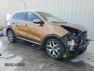2017 Kia Sportage SX Turbo with VIN KNDPR3A66H7173548, listed as a Copart auction lot 46892905 with 87,876 mi miles and Non repairable. Bid and sale history available at DreamBid. Image 4.