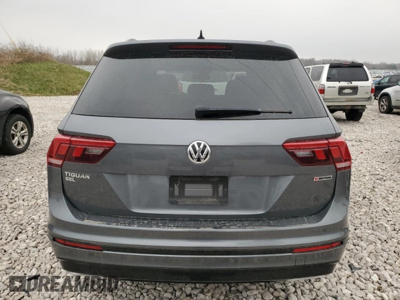2019 Volkswagen Tiguan SE with VIN 3VV2B7AX6KM135296, listed as a Copart auction lot 53418175 with Not Provided miles and Clean Title. Bid and sale history available at DreamBid. Image 6.