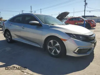 2020 Honda Civic Sedan LX with VIN 19XFC2F64LE205261, listed as a Copart auction lot 49528865 with 48,665 mi miles and Salvage Title. Bid and sale history available at carsss.com. Image 4.