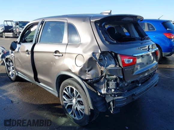 2019 Mitsubishi Outlander Sport SE 2.0 with VIN JA4AP4AUXKU005513, listed as a IAAI auction lot 41353888 with 144,070 mi miles. Bid and sale history available at carsss.com. Image 3.