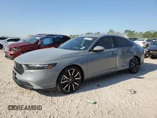 2024 Honda Accord Touring z VIN 1HGCY2F82RA043505, wystawiony jako Copart lot #52223925 z przebiegiem 16 767 mil mil oraz Szkoda całkowita • Salvage title. Historia ofert i sprzedaży dostępna na DreamBid. Obrazek 1.