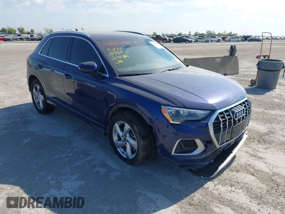 2021 Audi Q3 Premium with VIN WA1AUCF32M1066149, listed as a IAAI auction lot 40695269 with 92,598 mi miles and . Bid and sale history available at DreamBid. Image 6.