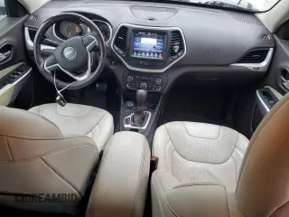 2018 Jeep Cherokee Overland with VIN 1C4PJMJX1JD602740, listed as a Copart auction lot 81806194 with 137,201 mi miles and Salvage Title. Bid and sale history available at carsss.com. Image 8.