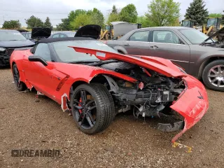 2017 Chevrolet Corvette Z51 2LT with VIN 1G1YK3D72H5121674, listed as a Copart auction lot 53059704 with 27,634 mi miles. Bid and sale history available at carsss.com. Image 4.