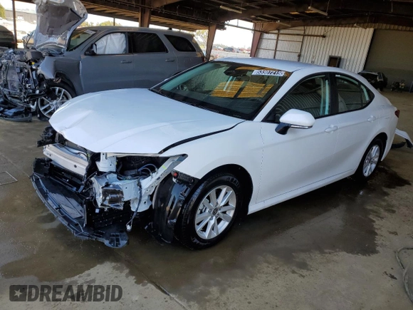 2025 Toyota Camry LE with VIN 4T1DAACK4SU048772, listed as a Copart auction lot 53307215 with 10,997 mi miles and Clean Title. Bid and sale history available at DreamBid. Image 1.