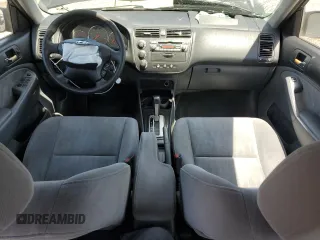 2004 Honda Civic LX with VIN 2HGES165X4H511954, listed as a Copart auction lot 56161185 with 184,496 mi miles and Salvage Title. Bid and sale history available at DreamBid. Image 8.