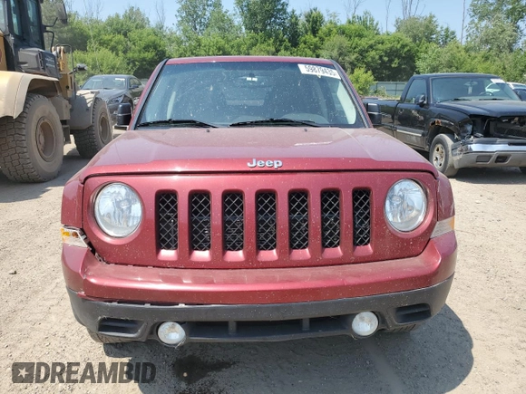 2015 Jeep Patriot Latitude with VIN 1C4NJRFB5FD417017, listed as a Copart auction lot 59879435 with 204,085 mi miles and Clean title. Bid and sale history available at DreamBid. Image 5.