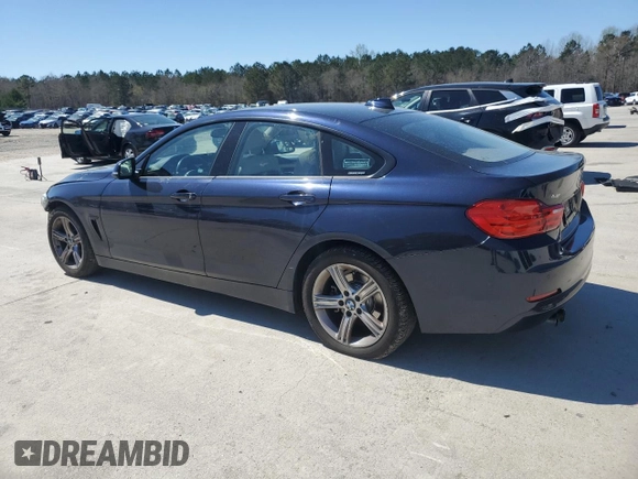 2015 BMW 4 Series 428i with VIN WBA4A5C53FGK15503, listed as a Copart auction lot 49297895 with 125,055 mi miles and Salvage title. Bid and sale history available at DreamBid. Image 2.