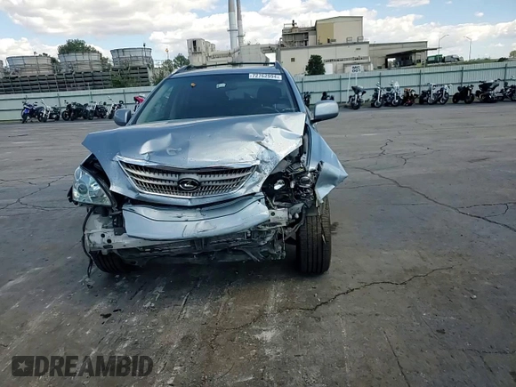 2008 Lexus RX 400h with VIN JTJGW31U382007957, listed as a Copart auction lot 72762994 with 268,053 mi miles and Salvage Title. Bid and sale history available at DreamBid. Image 12.