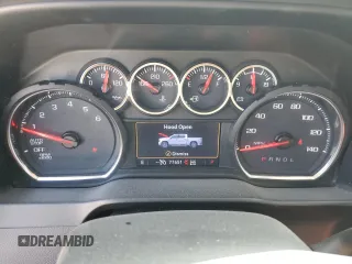 2020 Chevrolet Silverado 1500 LT with VIN 1GCRYDED6LZ113552, listed as a Copart auction lot 48666605 with 77,651 mi miles and Salvage Title. Bid and sale history available at carsss.com. Image 9.
