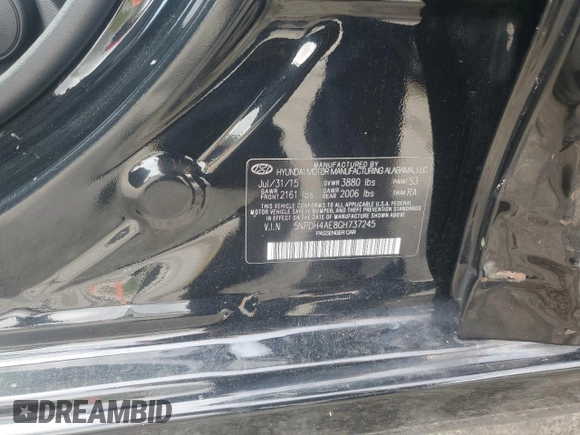 2016 Hyundai Elantra SE с VIN 5NPDH4AE8GH737245, выставлен на аукционе Copart как лот 65411925 с пробегом 208 561 миль миль и Чистый • Clean title. История ставок и продаж доступна на DreamBid. Изображение 12.