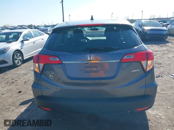 2021 Honda HR-V LX with VIN 3CZRU6H37MM739666, listed as a IAAI auction lot 41994650 with 69,555 mi miles. Bid and sale history available at carsss.com. Image 16.