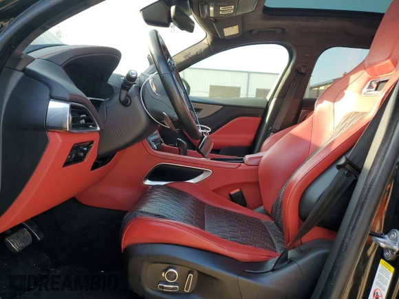 2020 Jaguar F-Pace SVR with VIN SADCZ2EE8LA620388, listed as a Copart auction lot 65522375 with 92,807 mi miles and Salvage title. Bid and sale history available at DreamBid. Image 7.