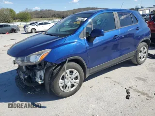 2017 Chevrolet Trax LS with VIN 3GNCJKSB9HL134290, listed as a Copart auction lot 50876385 with 123,864 mi miles and Salvage Title. Bid and sale history available at carsss.com. Image 1.