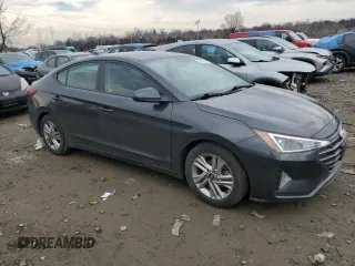 2020 Hyundai Elantra SEL with VIN 5NPD84LF9LH628891, listed as a Copart auction lot 46587595 with 88,655 mi miles and Salvage Title. Bid and sale history available at DreamBid. Image 4.