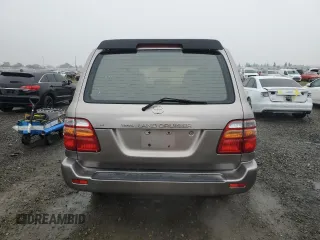 2001 Toyota Land Cruiser with VIN JTEHT05J912006666, listed as a Copart auction lot 43652635 with 0 mi miles and Clean Title. Bid and sale history available at carsss.com. Image 6.