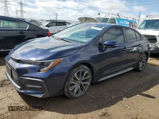 2022 Toyota Corolla SE with VIN 5YFS4MCE3NP116527, listed as a Copart auction lot 49417575 with 35,907 mi miles and Salvage Title. Bid and sale history available at carsss.com. Image 1.