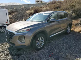 2019 Hyundai Santa Fe SE with VIN 5NMS2CAD6KH098573, listed as a Copart auction lot 47316305 with 68,394 mi miles and Salvage Title. Bid and sale history available at carsss.com. Image 1.