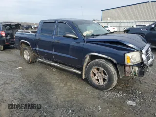 2007 Dodge Dakota SLT with VIN 1D7HE48K67S192580, listed as a Copart auction lot 44612305 with Not Provided miles and Salvage Title. Bid and sale history available at DreamBid. Image 4.