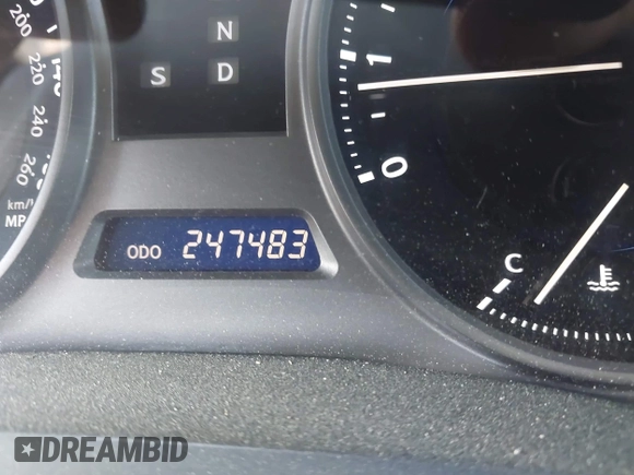 2010 Lexus IS 250 with VIN JTHCF5C23A5038654, listed as a IAAI auction lot 42597794 with 247,483 mi miles and . Bid and sale history available at DreamBid. Image 15.