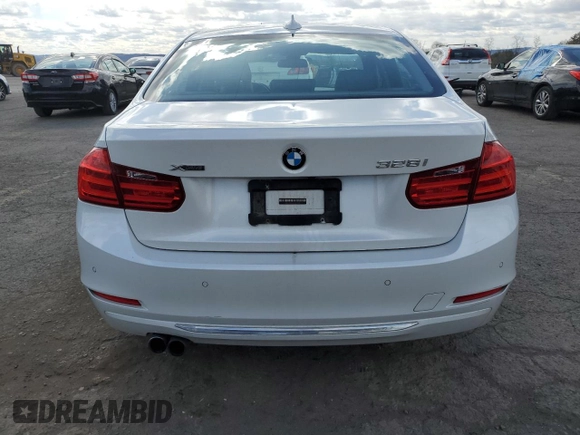 2015 BMW 3 Series 328i xDrive with VIN WBA3B5G54FNS11989, listed as a Copart auction lot 52485505 with 134,230 mi miles and Salvage Title. Bid and sale history available at carsss.com. Image 6.
