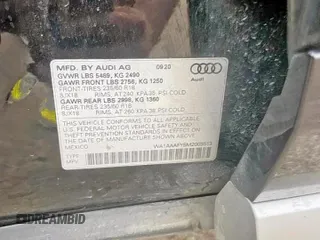 2021 Audi Q5 Premium z VIN WA1AAAFY8M2003513, wystawiony jako Copart lot #59569575 z przebiegiem 87 242 mil mil oraz Czysty tytuł • Clean title. Historia ofert i sprzedaży dostępna na DreamBid. Obrazek 10.