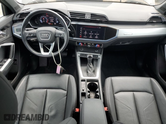 2021 Audi Q3 S line Premium with VIN WA1DECF34M1029033, listed as a Copart auction lot 65147115 with 54,784 mi miles and Clean title. Bid and sale history available at DreamBid. Image 8.