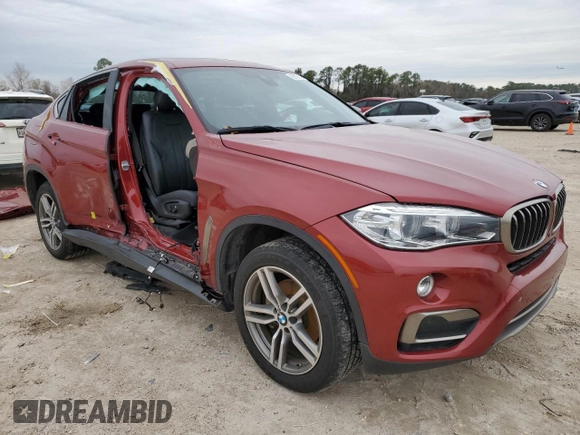 2017 BMW X6 sDrive35i with VIN 5UXKU0C37H0G69396, listed as a Copart auction lot 88132175 with 0 mi miles and Salvage Title. Bid and sale history available at carsss.com. Image 4.