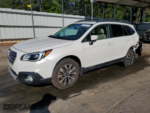 2015 Subaru Outback Limited with VIN 4S4BSBNC3F3296877, listed as a Copart auction lot 52371515 with 117,557 mi miles and Salvage Title. Bid and sale history available at DreamBid. Image 1.