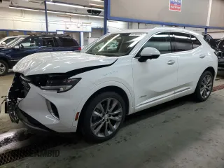 2021 Buick Envision Avenir with VIN LRBFZSR49MD053875, listed as a Copart auction lot 85765554 with Not Provided miles and Salvage Title. Bid and sale history available at carsss.com. Image 1.