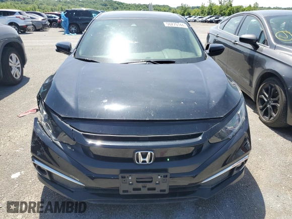 2021 Honda Civic Sedan EX with VIN 19XFC1F34ME010746, listed as a Copart auction lot 56270144 with 52,119 mi miles and Salvage Title. Bid and sale history available at carsss.com. Image 5.