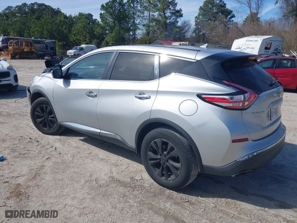 2016 Nissan Murano SV with VIN 5N1AZ2MG2GN111087, listed as a IAAI auction lot 41595111 with 184,432 mi miles. Bid and sale history available at carsss.com. Image 3.