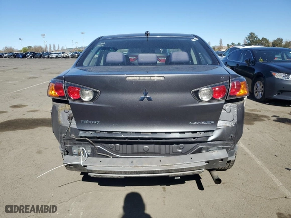 2010 Mitsubishi Lancer ES with VIN JA32U2FUXAU030716, listed as a Copart auction lot 48496365 with 105,132 mi miles and Salvage Title. Bid and sale history available at carsss.com. Image 6.