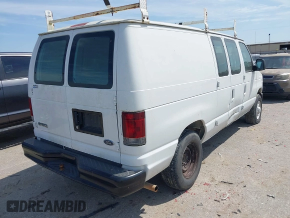 2008 Ford Econoline Cargo Commercial with VIN 1FTNE14W08DA36965, listed as a IAAI auction lot 42061503 with 261,416 mi miles and . Bid and sale history available at carsss.com. Image 4.