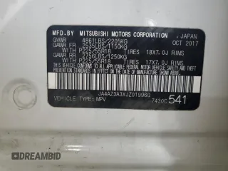 2018 Mitsubishi Outlander ES with VIN JA4AZ3A3XJZ019960, listed as a Copart auction lot 59739265 with 131,520 mi miles and Salvage title. Bid and sale history available at DreamBid. Image 14.