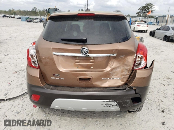 2016 Buick Encore with VIN KL4CJASB3GB666650, listed as a Copart auction lot 51845755 with 115,279 mi miles and Salvage Title. Bid and sale history available at carsss.com. Image 6.