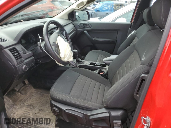 2020 Ford Ranger XL with VIN 1FTER1FH0LLA18810, listed as a Copart auction lot 52745455 with 45,885 mi miles and Salvage title. Bid and sale history available at DreamBid. Image 7.