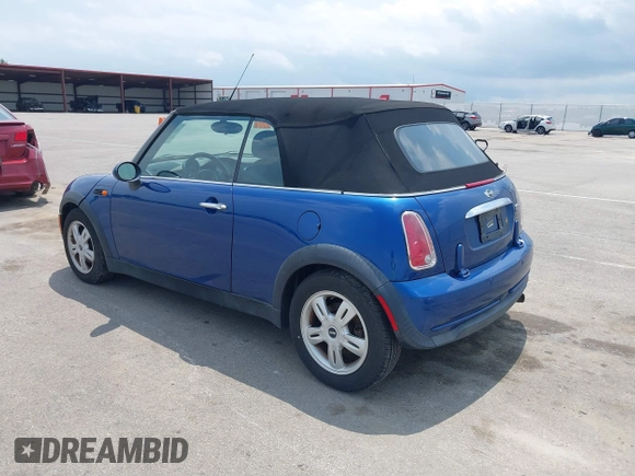 2008 MINI Convertible with VIN WMWRF33568TG18867, listed as a IAAI auction lot 42744033 with 131,586 mi miles and . Bid and sale history available at DreamBid. Image 3.