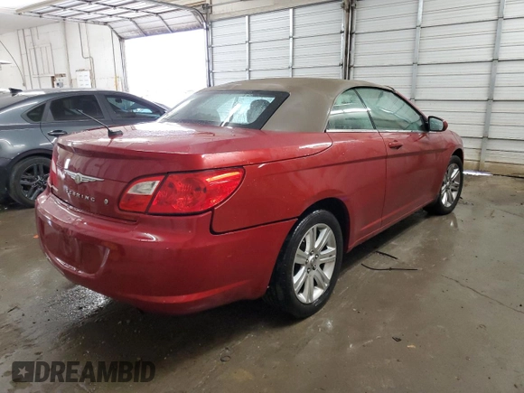 2010 Chrysler Sebring Touring with VIN 1C3BC5ED0AN109219, listed as a Copart auction lot 80760284 with 89,414 mi miles and Salvage Title. Bid and sale history available at carsss.com. Image 3.