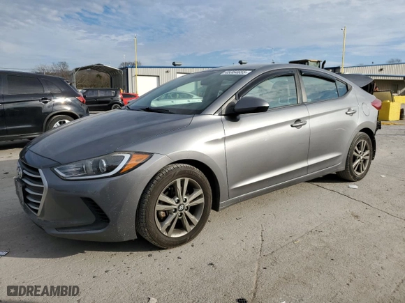 2018 Hyundai Elantra SEL with VIN 5NPD84LF1JH319820, listed as a Copart auction lot 45354655 with 101,723 mi miles and Salvage Title. Bid and sale history available at carsss.com. Image 1.