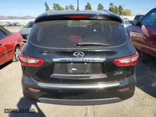 2013 Infiniti JX35 with VIN 5N1AL0MM8DC352848, listed as a Copart auction lot 70524754 with 0 mi miles and Salvage Title. Bid and sale history available at carsss.com. Image 6.