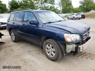 2002 Toyota Highlander with VIN JTEGD21A620034092, listed as a Copart auction lot 59693104 with 289,760 mi miles and Salvage Title. Bid and sale history available at carsss.com. Image 4.