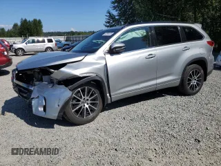 2017 Toyota Highlander XLE с VIN 5TDJZRFH9HS440495, выставлен на аукционе Copart как лот 65296305 с пробегом Не указан миль и Списание • Salvage title. История ставок и продаж доступна на DreamBid. Изображение 1.