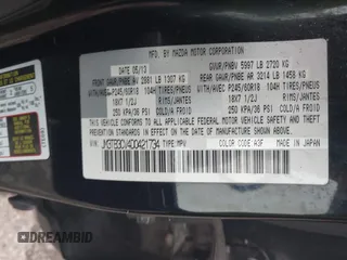 2013 Mazda CX-9 Touring z VIN JM3TB3CV4D0421734, wystawiony jako IAAI lot #42198678 z przebiegiem 131 063 mil mil oraz . Historia ofert i sprzedaży dostępna na DreamBid. Obrazek 9.